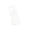 1/12 Scale Figure Dress, Neck Tie Retro Fashion Casual Sleeveless Mini Short Dress for 6 inch Female Doll Accessory- White view 1