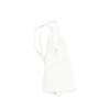 1/12 Scale Figure Dress, Neck Tie Retro Fashion Casual Sleeveless Mini Short Dress for 6 inch Female Doll Accessory- White view 2