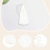 1/12 Scale Figure Dress, Neck Tie Retro Fashion Casual Sleeveless Mini Short Dress for 6 inch Female Doll Accessory- White view 3