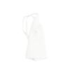 1/12 Scale Figure Dress, Neck Tie Retro Fashion Casual Sleeveless Mini Short Dress for 6 inch Female Doll Accessory- White view 4