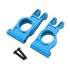 2X RC Car Rear Hubs Upgrade Parts for 1:7 Scale 7303 Vehicle Model - Metal Steering Hub Assembly Replacement (5.4cmx2.5cm)- Blue view 2