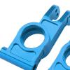 2X RC Car Rear Hubs Upgrade Parts for 1:7 Scale 7303 Vehicle Model - Metal Steering Hub Assembly Replacement (5.4cmx2.5cm)- Blue view 4