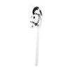 getuse Inflatable Hobby Horse Stick Toy PVC Horse Head on Stick for Party Decorations 37.01x13.39inch- White Head view 1