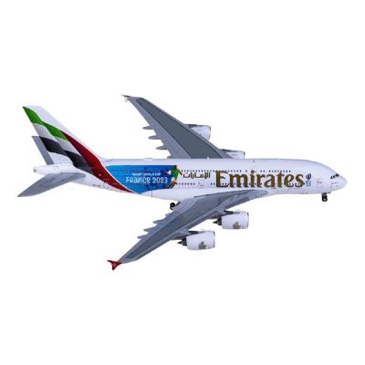 1 400 Scale for GJUAE2242 A380 A6-EOE Diecasts Collectible Aircraft Model Metal Miniatures Planetoy Set