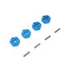 Rc Parts For MJX 14301 14209 H6 16207 16209 For JJRC For SCY 1/14 1/16 Metal Upgrade 12mm Hexagonal Connector Remote Control Car Parts(SKY BLUE) view 1