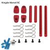 Parts For Tamiya For TT02 For TT-02 1 Set Metal Body Pillar Bracket RC Car Shell With R Clip Fixing Pillar Assembly Parts Model Upgrade Parts(Red) view 2