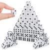 50 Pieces White Dice Set 16mm Standard Game Dices Acrylic 6 Sided White Bulk Casino Dice for Casino Theme Party Board Games Vegas Birthday Party Supplies (Square Corner) view 1