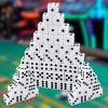 50 Pieces White Dice Set 16mm Standard Game Dices Acrylic 6 Sided White Bulk Casino Dice for Casino Theme Party Board Games Vegas Birthday Party Supplies (Square Corner) view 3