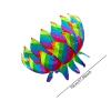 3D Lotus Rotating Kite 70cm Diameter Easy Fly Beach Outdoor Sports Kite for Beginners Boys Girls Family Activities- Rainbow Color view 2