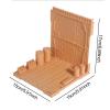 Interlocking Display Base Model Kit Display Stand with Modular Design for Toy Storage Garage Machine Nest Building Tools Holder DIY Hobby System- Khaki view 3