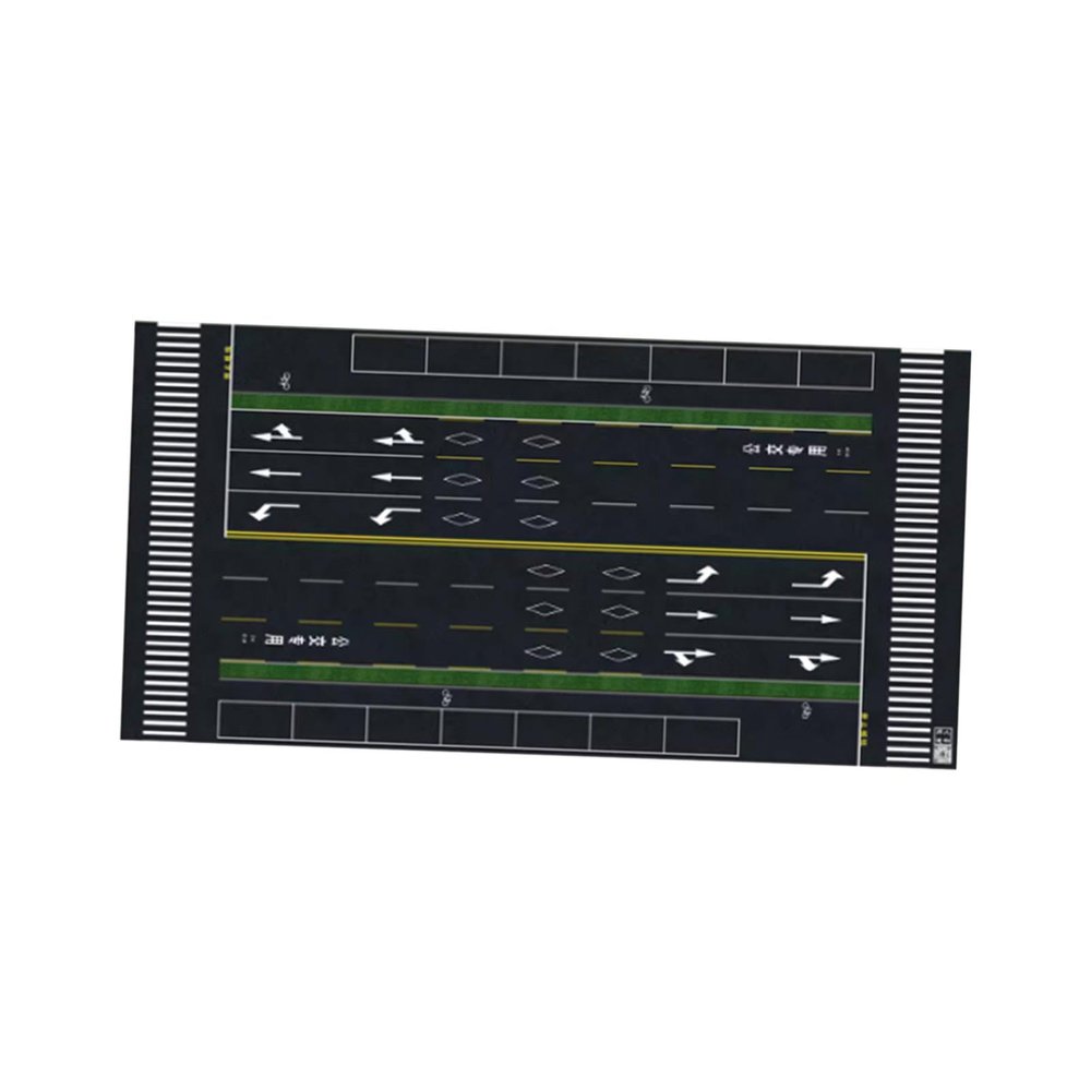 1/64 Diecast Parking Photography Background Play Mat 15.75x31.5 inch Desktop Layout Mini Vehicle Garage Diorama Display- Style B