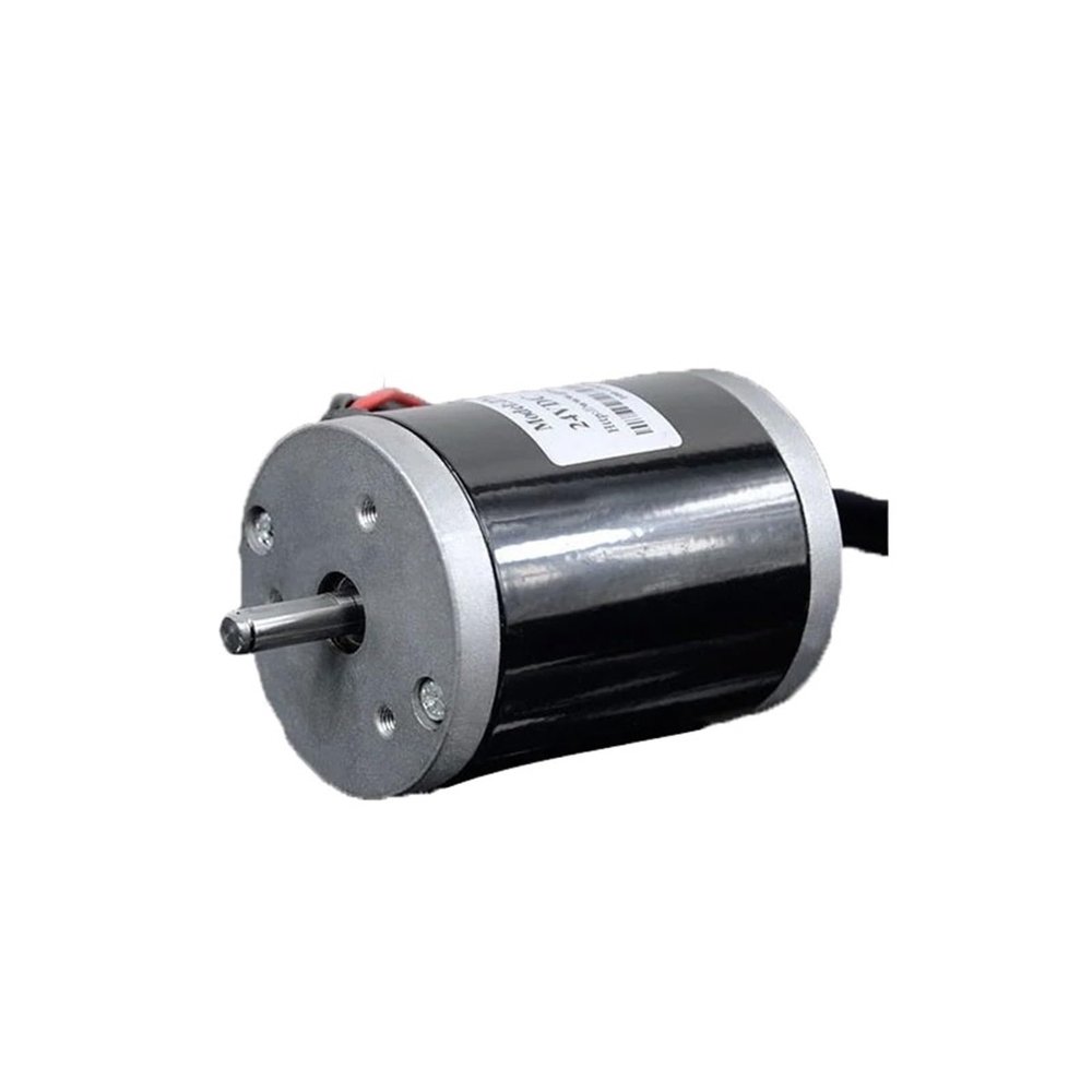 12V 120W 3500rpm/24V 150W 7000rpm High Low Noise Dual Ball Bearing Lathe Motor D-shaped Output Shaft(24V 150W 7000rpm,Motor and Bracket)
