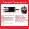 12V 24V Micro High-speed Motor 50ZY Cotton Candy Motor Can CW CCW Speed Adjustable Small Motor(3000RPM,24V) view 2