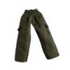 1/12 Scale Male Doll Cargo Pants Straight Leg Miniature Outfit for 6 inch Action Figures BJD Dolls Accessories- Green view 3