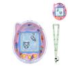 Protective Case for Tamagotchi Connection Clear PC Hard Shell Cover for Tamagotchi Connection Electronic Pet,Waterproof Sweatproof Washable Shockproof Anti-Drop 360 Full Protection(Clear+Blue) view 1