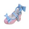 1/4 Doll Shoes with Bow Decorations, Resin Dance Shoes for BJD Dolls, 2.2x0.98 inch Costume Accessories for Cosplay and DIY Home Decor- view 1