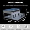 1/64 Diorama, Display with LED Lights, Diorama Garage for Alloy Sport Car Model Toy with LED Lights, Compatible with Hot Wheels Display Case, 1/64 Scale Buildings, Warehouse Scene view 4