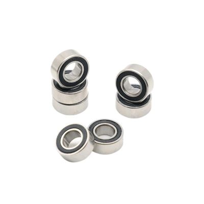 6PCS 698RS Bearings Black Sealed 8x19x6 mm ABEC-7 698rs Shaft Ball Bearing Parts for RC Car Truck