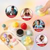 12 Pcs Taba Squishy Toys Pack Include (1 Strawberry,1 Cat Paw,1 Cookie,1 Hamster,1 Chick,1 Penguin,6 Mochi) Cute Taba Sensory Stress Relief Toys,Squishy Fidget Toys Adults,Party Favors Gifts for Kids view 4