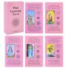 GINCEVHY 78 Beginner Pink Learning Tarot Cards Deck Tarot with Meanings, Illustrated Tarot Deck for Divination, Meditation & Gifts view 1