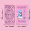 GINCEVHY 78 Beginner Pink Learning Tarot Cards Deck Tarot with Meanings, Illustrated Tarot Deck for Divination, Meditation & Gifts view 2