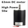 12V 24V 50W Speed Motor 8mm Shaft Diameter Marshmallow Small Motor High Power Can CW CCW High Speed Motor(Motor and Bracket,2000RPM,12V) view 2