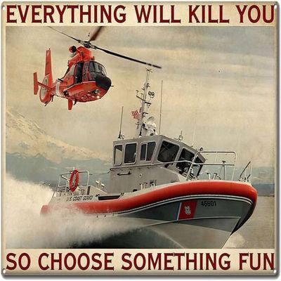 Jigsaw Puzzles Us Coast Guard Veteran Military Everything Will Kill You So Choose Something Fun Home Living for Bathroomch Bathroom Decor 1000 Pcs