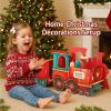 Christmas Presents Trains, DIY Santas Gift Train Deliver Holiday Cheer in Style, Cardboard Christmas Pr-esent Train, Gift & Candy Holder, Holiday Party Centerpiece, Family Christmas Decoration view 3