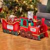Christmas Presents Trains, DIY Santas Gift Train Deliver Holiday Cheer in Style, Cardboard Christmas Pr-esent Train, Gift & Candy Holder, Holiday Party Centerpiece, Family Christmas Decoration view 4
