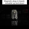 1/64 Scale Diorama Diecast Car Garage Forklift Model Prop with Magnetic Lifting Board, Warehouse Repair Scene Display Diorama Set (Red-Wheels are Movable) view 2