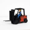 1/64 Scale Diorama Diecast Car Garage Forklift Model Prop with Magnetic Lifting Board, Warehouse Repair Scene Display Diorama Set (Red-Wheels are Movable) view 4