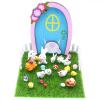 1/12 Dollhouse Easter Decoration Miniature Decor Accessory DIY Craft Set of 38 Pieces Spring Scene view 3