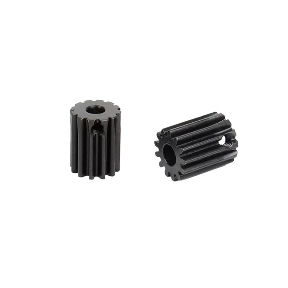 1pc M1 5mm 12T 13T 14T 45# Steel Metal Pinion Motor Gear Hole 4/5/6/6.35/7/8mm RC Model Car Motor(4mm,2PCS 1M12T)