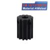 1pc M1 5mm 12T 13T 14T 45# Steel Metal Pinion Motor Gear Hole 4/5/6/6.35/7/8mm RC Model Car Motor(4mm,2PCS 1M12T) view 3