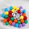 Marble for Games, 30Pcs Replacement Marbles with 1 Storage Bag, 6 Colors, 7 inch view 2