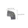 10Pcs Resin Miniature Stone Steps for DIY Micro Landscape Bent and Straight Stairs for Fairy Gardens Dollhouses Fish Tank Ornaments Garden and Desktop Decoration view 2