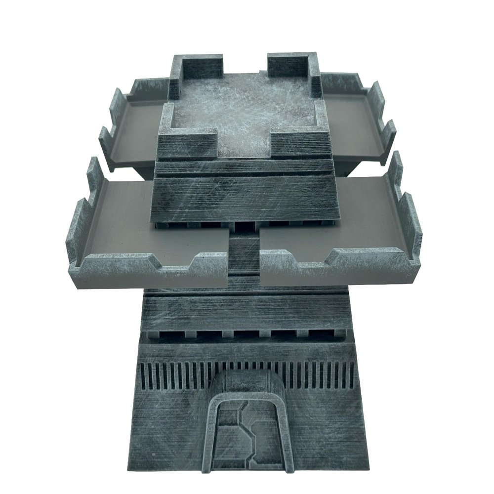 Legion Terrain - Stronghold Tower - Miniature Tabletop Wargaming Terrain (Painted) (Imperial)