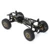 Rc Car Wheel Rim Tire for Axial SCX24 AXI00001 for Deadbolt for Gladiator 4pcs 1.0" Metal Beadlock Wheel Hub Rims Tires Set for 1/24 RC Crawler Car view 2