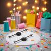 2Pcs Spinner Game Engaging Board Arrow Set Home and School Party Spinners Plastic Craft with Suction Cup Board Games Accessories (Black) view 3