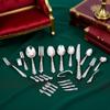 12-Piece 1/12 Scale Silver Miniature Cutlery Set - Stainless Steel Dollhouse Accessories for Cupcake Decorations and Model Displays (0.8" Tiny Forks/Spoons) view 3