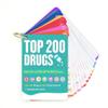 Top 200 Drugs Quick Reference Flash Cards 2025 - Rapid Review of Pharmacology Essentials for Nursing Students, Pharmacy Tech & Paramedics - Color-Coded Drug Guide view 2