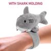 Abaodam Plush Shark Snap Bracelet Kids Slap Band Stuffed Animal Hugger Wristband Toy for Dress up and Party Favor view 4