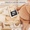 geuiotaim Wooden Sonogram Picture Frame, Double-Sided Ultrasound Photo Display for Pregnancy Announcement Gender Reveal & Nursery Decor Perfect Baby Gift for Expecting Mom and Dad Fits 4x3 Photo view 4