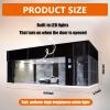 Storage for Hot Wheels 1/64 Scale Toy Car Display Case Stackable Parking Garage with Lights and Electric Voice-Control 3 Replaceable 3D Scene Dioramas (Black) view 2