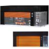 Storage for Hot Wheels 1/64 Scale Toy Car Display Case Stackable Parking Garage with Lights and Electric Voice-Control 3 Replaceable 3D Scene Dioramas (Brown) view 1