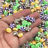 Miniature Halloween Peppermint Candy Cabochons Polymer Clay rdnqu (10 Pieces) view 1