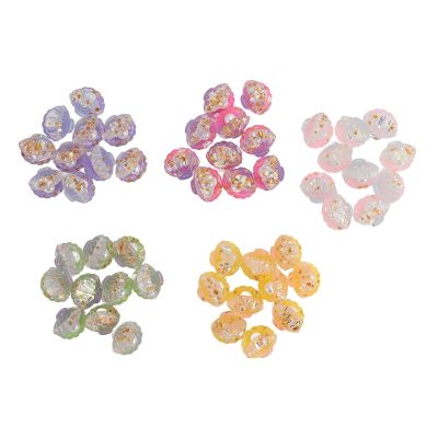 Chiyyak 50 Pieces Mussel Slime Chart Made of Synthetic Resin with a Flat Back, Shell Party, Cake, Collective Album, Decoration, Handicraft