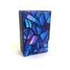 Boltquan Tarot Card Holder with Blue Interior  Fold-Top Case with Magnetic Lid Closure  Fits Standard Tarot Decks  Outer Dimensions 5.39 x 3.38 x 2 Inches (Prismara) view 1