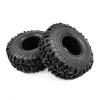 Rc Car Wheel Rim Tire for Axial for SCX10 90046 for Traxxas TRX4 D90 for MST 12PCS 120MM 1.9 Rubber Rocks Tyres Wheel Tires for 1/10 RC Rock Crawler view 3