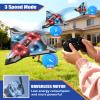 ZzzMgzzZ Foam Remote Control Airplanes for Kids & Adults | Easy Control, Great for Beginner and Teenagers, with Stable Hovering, 360 Flips, Circle Fly, LED Light, 2.4Ghz, Christmas & Birthday Gifts view 4